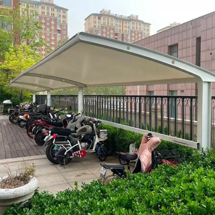 芦山县膜结构电动车棚